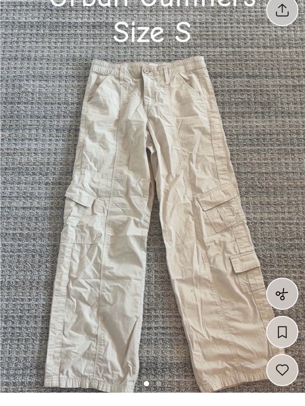 Urban Outfitters cargo pants size small